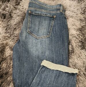 Old Navy BoyfriendJeans with Cuffed Hem and Faded Wash